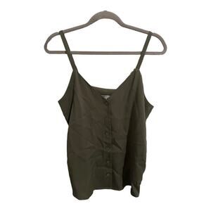 Naked Zebra Olive Green Tank Top